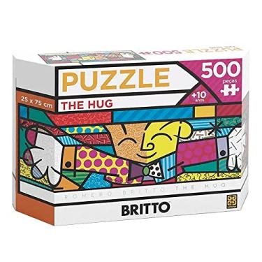 Imagem de Grow - Panorama Romero Britto The Hug Puzzle 500 Peças, Multicolorido, (Grow 3401)