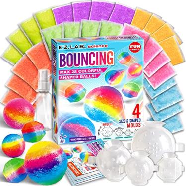 Imagem de Big Bouncy Ball Kit, FunKidz Kids DIY Ultimate Magic Bouncy Ball Making Kit Science Craft Projects Birthday Party Activity for Boys Girls Ages 6-12 Includes Tennis Size Ball Model