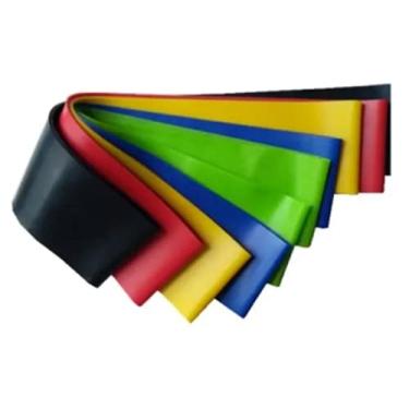 Imagem de Kit 5 Faixas Elásticas Miniband Resistências Treino Casa