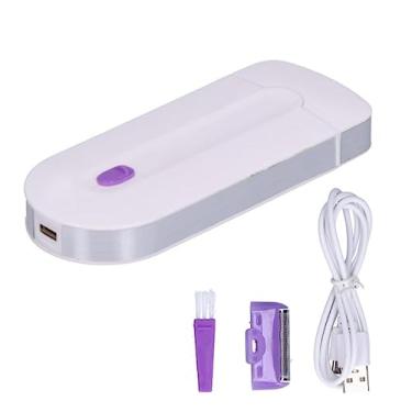 Imagem de Barbeador elétrico para mulheres, unissex, cabo extramacio, sem fio, recarregável, removedor de pelos, pinças elétricas, carregamento USB para axila e perna