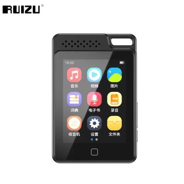Imagem de RUIZU-Bluetooth MP3 Player portátil com alto-falante  Hifi Music Video Player  Suporte Walkman