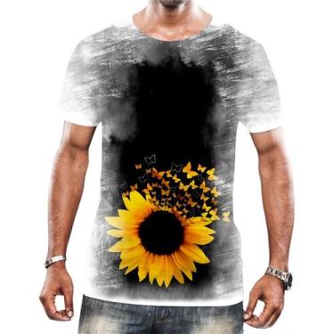 Imagem de Camiseta Camisa Flor Do Sol Girassol Natureza Amarela Hd 2 - Enjoy Sho