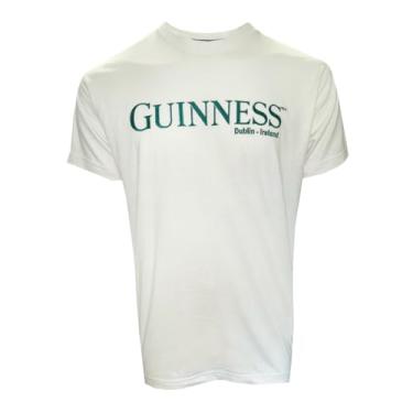 Imagem de Traditional Craft Camiseta masculina Guinness Harp manga curta Irlanda, Creme, GG