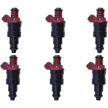 Imagem de Bocal injetor de combustível 6X BAC906031 para Golf III 1H1 1.8L 91-97 válvulas de motor de injeção bico de gasolina