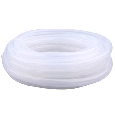 Imagem de DERPIPE Tubo de silicone de grau alimentício - 3/20.3 cm ID x 1/5.1 cm OD, mangueira de silicone puro de alta temperatura para fabricação de vinho caseiro, transferência de bomba, 8 metros (8 m) de