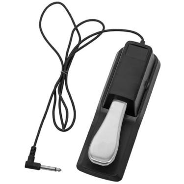 Imagem de Pedal Sustain Sustentação Universal para Teclado e Piano Digital de Música Musical Compatível com Korg Yamaha Roland Kurzweil Casio pedsus ITWO