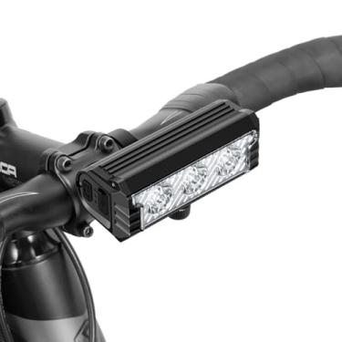 Imagem de Farol Bicicleta Bike Alta Potencia 3 Leds Recarregavel Aluminio Guidão Speed Mtb Urbanas Guiador Fixo Seguro Material Resistente Duravel Led Luz Alta Intensidade
