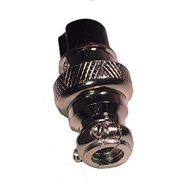 Imagem de Conector de microfone Pro Trucker CB para microfone, soquetes de chassi para rádio amador de rádio CB Ham macho e fêmea – 5 pinos