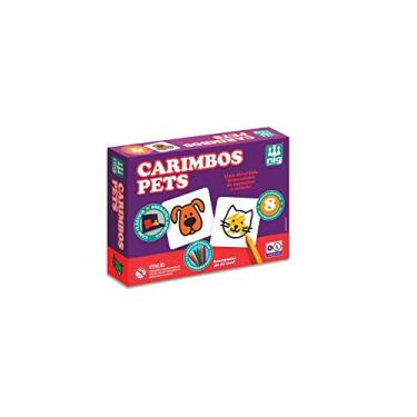 Imagem de Nig Brinquedos Carimbo Didático Pets e Acessórios 28 Peças