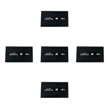 Imagem de Kit Atacado 5 Case Gaveta Hd 2.5 Pol Bm755 Usb 2.0 Preta - B-MAX