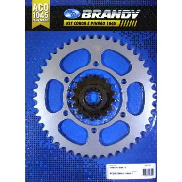 Imagem de Kit Relação Yamaha YZF R1 2009 até 2014 Brandy - Sem Corrente