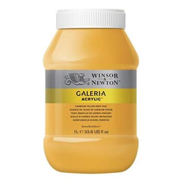 Imagem de Winsor & Newton Tinta Acrílica Galeria W&N 1 Litro 115 Cadmium Yellow Deep Hue
