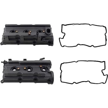 Imagem de MYSMOT Tampa da válvula do motor 13264-EA200 13264-EA210 com junta esquerda e direita para Nissan Frontier 2005-2019, Xterra 2005-2015, Pathfinder 2005-2012, NV1500 NV2500 NV3500 20120 -2019