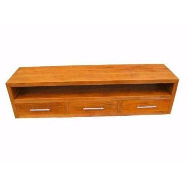 Imagem de Rack Rústico Tortile em Madeira de Demolição - Cód 328 - Barrocarte