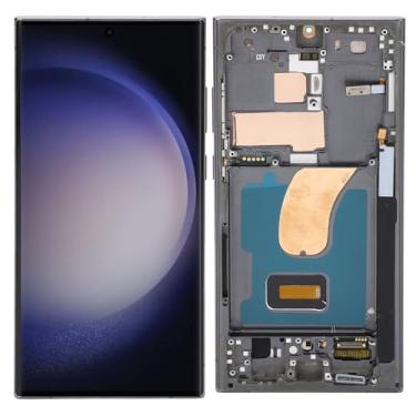 Imagem de Substituição de Tela para S23 Ultra, Substituição de Tela de 6,7 Polegadas,Sensor de Impressão Digital, Moldura e Kit de Ferramentas, (SM S918B EUA, UE, Versão