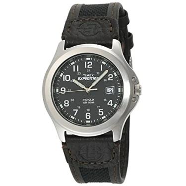 Imagem de Timex Relógio masculino Expedition Metal Field, Preto/marrom/carvão, Relógio de quartzo