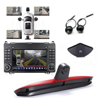 Imagem de Carro de 17,8 cm Carplay/Android GPS Radio Navi Navigation + 360° Panorama Panorama 3D Assistance Câmera de Luz de Freio para Mercedes Benz Vito W447 111 114 116 Portas de Gaivota CDI Caixa de van de