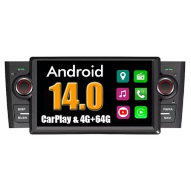 Imagem de RoverOne Central Multimídia para Fiat Linea Grande Punto 2007-2012 com CarPlay Android Auto Navegação GPS Bluetooth Radio Estéreo WiFi