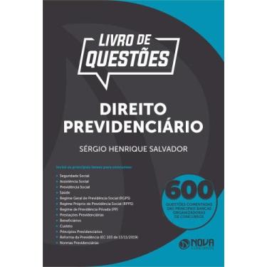 Imagem de Livro 600 Questões Comentadas Direito Previdenciário