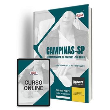 Imagem de Apostila Câmara de Campinas - SP 2024 - Analista Legislativo  Pedagogo