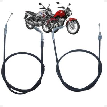 Imagem de Cabo De Acelerador A + B Para Honda Cg150 Titan Esd Ex 2014 2015 Da Cg