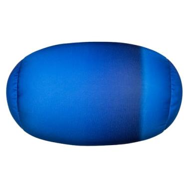 Imagem de Focustree Squish Bean Bed Microbead Pillow Bolster Tube Body Pillow Tecido Suave E Frio Ao Toque Suporte Para Pescoço E Costas Almofada De Viagem Cores Divertidas (Azul Escuro Colorido)