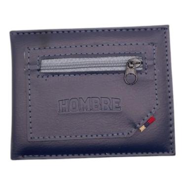 Imagem de Carteira Slim material sintético Minimalista RFID 3 Cartões CNH RG Zíp