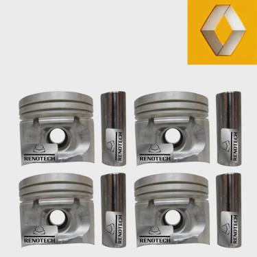 Imagem de 7701474313 - pistão std jogo com 4 - clio ii / twingo / kangoo - clio ii / twingo / kangoo express / kangoo