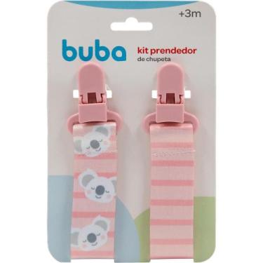 Imagem de Kit Com 2 Prendedores de Chupeta Com Clip Trava Prendedor de Bico Bebê