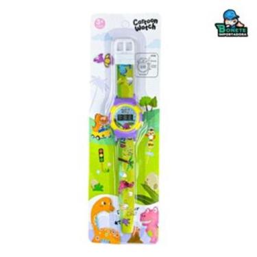 Imagem de Relógio Infantil Digital com Estampa - Pulseira Colorida, Certificado 