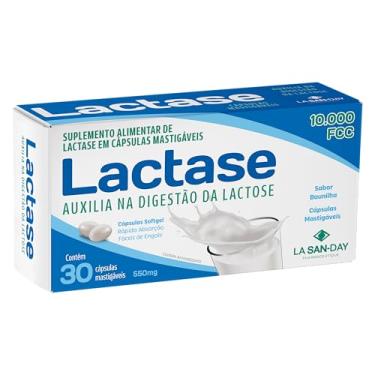 Imagem de Lactase 10.000 FFC (30 Cápsulas) - Auxilia na digestão da lactose, Cápsulas mastigáveis