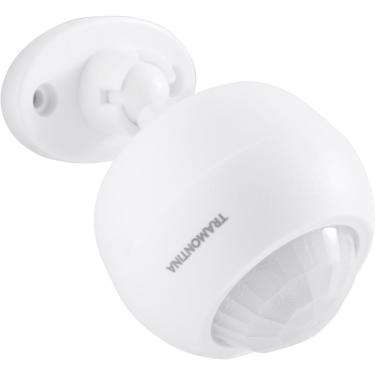 Imagem de Sensor De Presença 360° Articulado De Parede E Teto Tramontina Bivolt Com Fotocélula Branco
