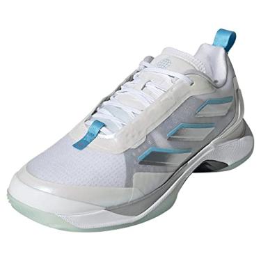 Imagem de adidas Sapato feminino AVACOURT, branco, tamanho 39, Branco nuvem/prata metálico/brilhante C, 39