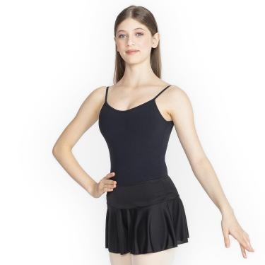 Imagem de Saia Godê com Pala Só Dança 5810LI, Preto, M