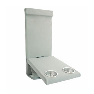 Imagem de Apoio de braço do banco traseiro do carro universal para todos os veículos | Suporte de copo de 2 fileiras para telefone e organizador de apoio de braço do banco traseiro | para a esponja de memória