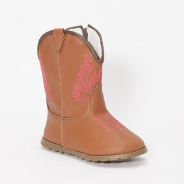 Imagem de Botinha Texana Infantil Sapatinho Bebê Menino Menina Cano Médio - Ubun