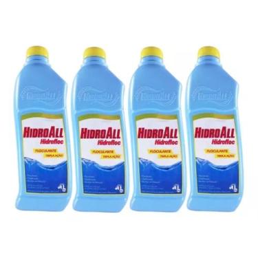 Imagem de Clarificante floculante hidrofloc 4 litros - tripla ação - Hidroall - 
