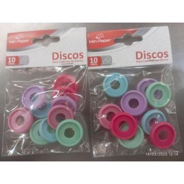 Imagem de Kit 20 discos para caderno de discos - Winpaper