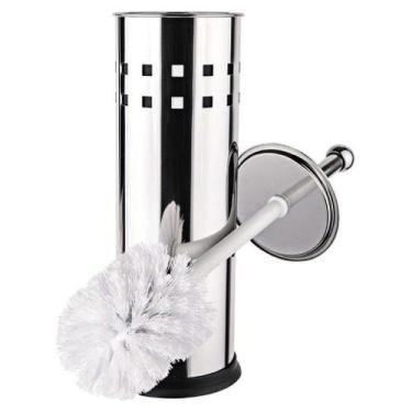Imagem de Escova Sanitária Aço Inox Vaso Banheiro Limpeza UD599 - 123 Útil