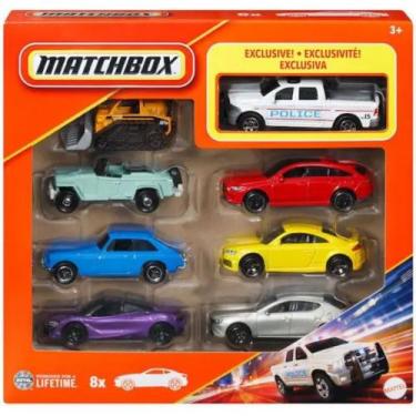 Imagem de Pack Matchbox c/8 Miniatura Matchbox Exclusiva -1/64 - Mattel - 194735