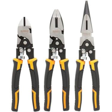 Imagem de Kit de alicates DEWALT DWHT70485, pacote com 3