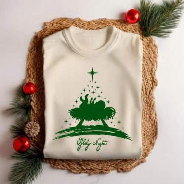 Imagem de Camiseta Unissex Natal Menino Jesus Nascimento Festa Personalizada Tec