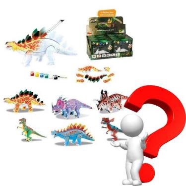 Imagem de Dinossauro Para Colorir Dino Paint Zoop Toys Criatividade Para Criança