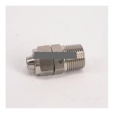 Imagem de WWECCQIJ Qiuck Fit Mangueira O.DxI.D 6x4mm-1/8 macho 304 aço inoxidável sextavado junta rápida conector rápido