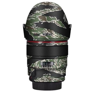 Imagem de EF 24 1.4 L II Protetor de Lente de Câmera Revestimento Película Protetora Vinil Película Adesivo Premium para Canon EF 24 mm F1.4 L II (Camuflagem Listra Tiger)