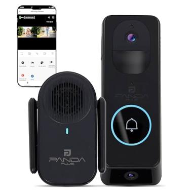 Imagem de Vídeo Porteiro Interfone Inteligente Wifi Câmera Dupla Visão Noturna 180° HD Alexa Tuya Smartlife Panda Plus Áudio Bidirecional