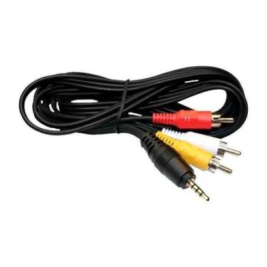 Imagem de CABO 1,5 M 3 RCA 3 RCA BRANCO VERMELHO AMARELO ÁUDIO VíDEO - VERDE