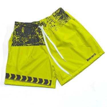 Imagem de Short Masculino Amarelo Tactel Praia Verao Academia Esporte-Masculino