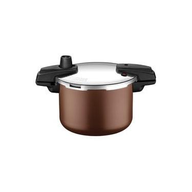 Imagem de Panela de Pressão Tramontina Arizona Indução Alumínio 20 cm 4,5 L Mocaccino