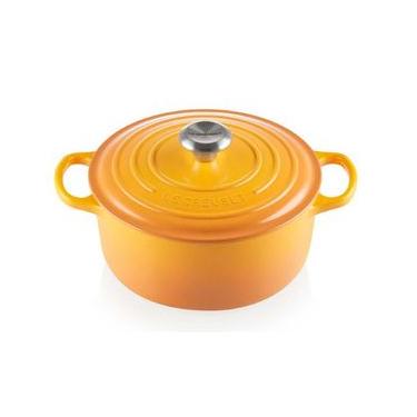Imagem de Panela Redonda Signature 24 cm Amarelo Nectar Le Creuset